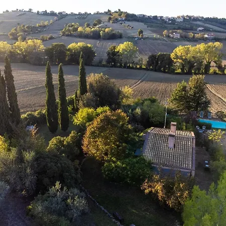 شقة Ferienhaus Casa Glicini Mit Gemeinschaftspool Ostra